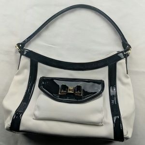 LuLu by LuLu Guinness B/W Patent Leather Purse